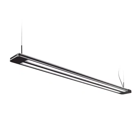 Závěsná světla LTS Závěsné svítidlo Trentino II LED, 156 W, černá barva