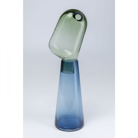 Skleněné vázy KARE Design Barevná skleněná váza Skittle 49cm