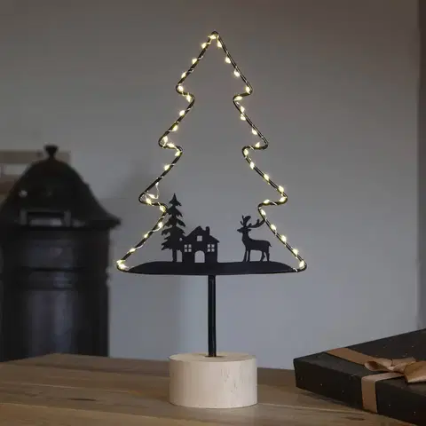 Vánoční vnitřní dekorace STAR TRADING LED dekorativní světlo Glimta, strom
