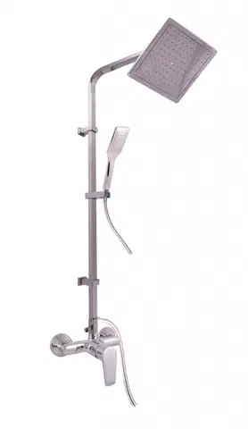 Koupelnové baterie SLEZAK-RAV Vodovodní baterie sprchová COLORADO s hlavovou a ruční sprchou, Barva: chrom, Rozměr: 150 mm CO182.5/6