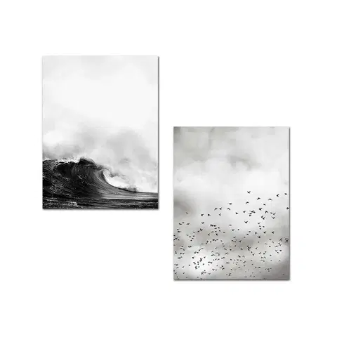 Obrazy Wallity Sada obrazů SKY AND SEA 30 x 40 cm 2 kusy
