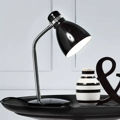 Stolní lampy kancelářské Nordlux Moderní stolní lampa CYCLONE černá