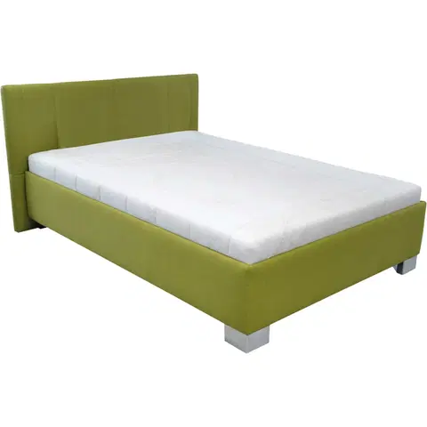 Čalouněné postele Čalouněná Postel Stilo 140x200, Úlož. Prostor,zelená