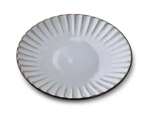 Talíře Affekdesign Dezertní talíř EVIE 20 cm šedý