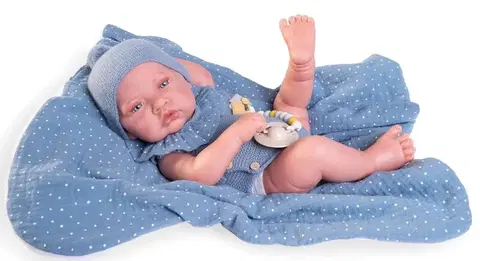 Hračky panenky ANTONIO JUAN - 80219 SWEET REBORN NACIDO - realistická panenka s celovinylovým tělem