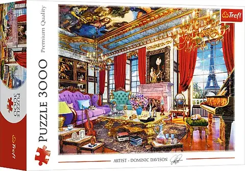 Hračky puzzle TREFL - Puzzle 3000 - Pařížský palác