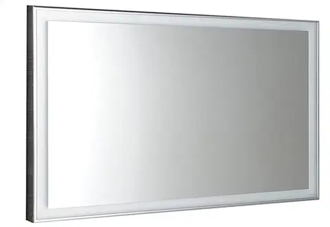 Koupelnová zrcadla SAPHO LUMINAR zrcadlo s LED osvětlením v rámu 1200x550, chrom NL560