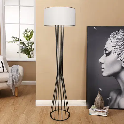 Lampy a lampičky Stojací lampa AYD-3060 bílá