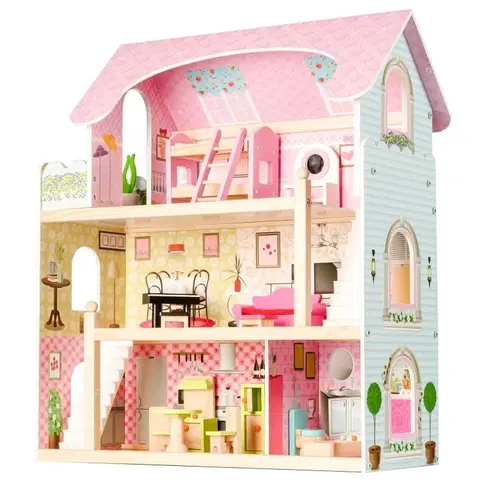 Hračky Dřevěný domeček pro panenky - rezidence Fairy Tale Ecotoys