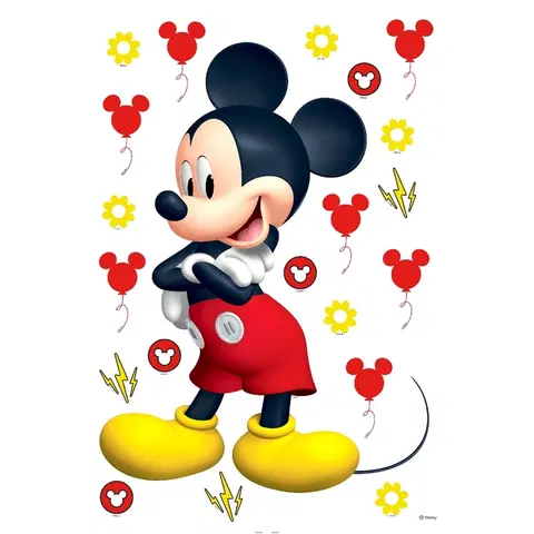 Samolepky na zeď Samolepicí dekorace Mickey Mouse 42,5 x 65 cm