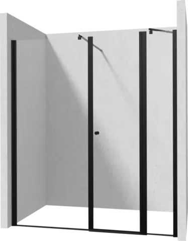 Sprchové kouty DEANTE/S Sprchové dveře výklopné 80 pevná stěna 40 KTSUN42P+KTS_N84P+KTS_N11X KERRIA/0215