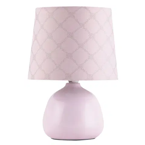 Lampičky Rabalux 4384 Ellie stolní lampa, růžová