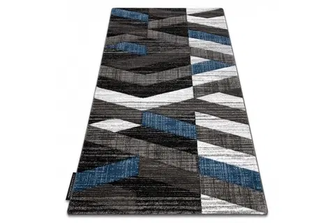 Koberce a koberečky Dywany Lusczow Kusový koberec ALTER Bax pruhy modrý, velikost 80x150