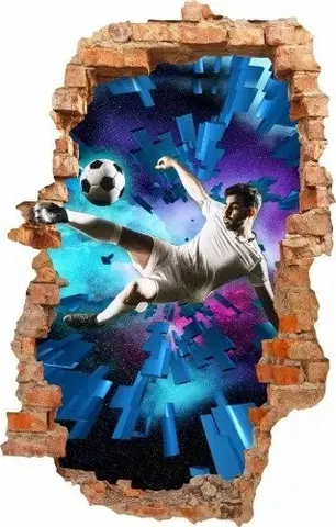 Sport Nálepka na zeď pro fotbalové fanoušky s 3D efektem