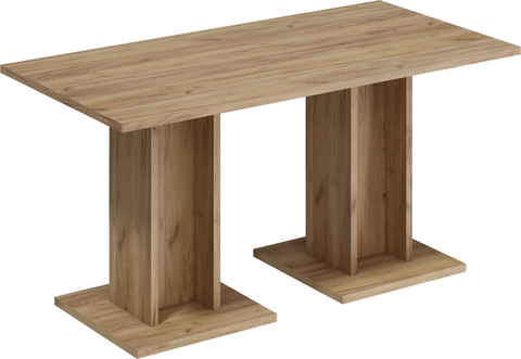 Jídelní stoly Velký stůl GURLAN, craft zlatý, 5 let záruka