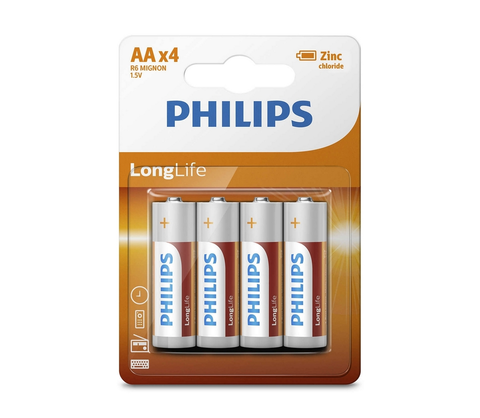 Baterie primární Baterie Philips LongLife AA 4ks