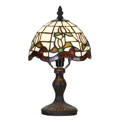Svítidla Stolní Tiffany lampa  Meryl - Ø 18*32 cm  Clayre & Eef 5LL-6180