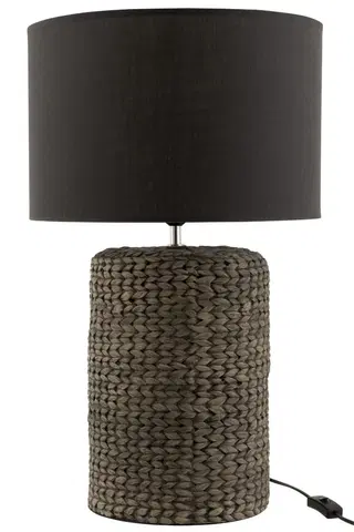 Lampy Stolní lampa s textilním stínidlem Odile L – Ø 42*68 cm J-Line by Jolipa 1535