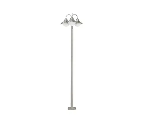 Zahradní lampy Eglo EGLO 83971 - Venkovní lampa SIDNEY 3xE27/60W bílá IP44 