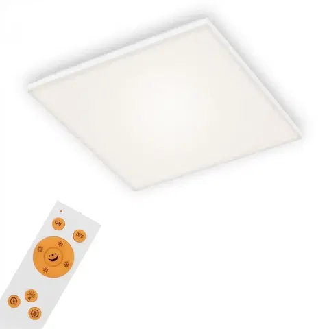 LED stropní svítidla BRILONER Bezrámečkový LED panel, 45 cm, 2800 lm, 24 W, bílé BRILO 7378-116