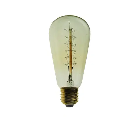 Žárovky  Průmyslová dekorační stmívatelná žárovka SELEBY ST64 E27/40W/230V 2200K 