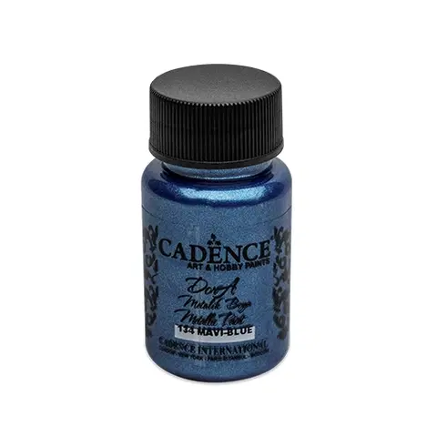 Hračky CADENCE - Barva akrylová Cadence D.Metalic, modrá, 50 ml