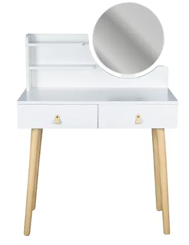 Toaletní stolky ArtJum Toaletní stolek SCANDI 3 bílá | CM-989276