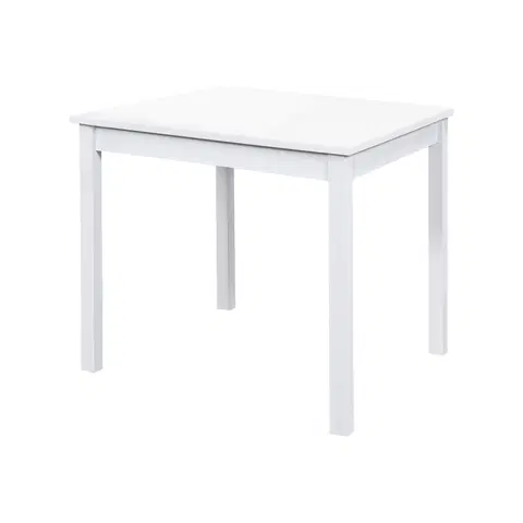 Jídelní stoly Jídelní stůl 8842B bílý lak