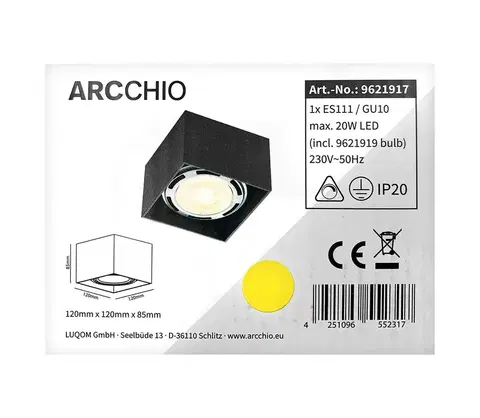 Svítidla Arcchio Arcchio - LED Bodové svítidlo MABEL 1xGU10/ES111/11,5W/230V 