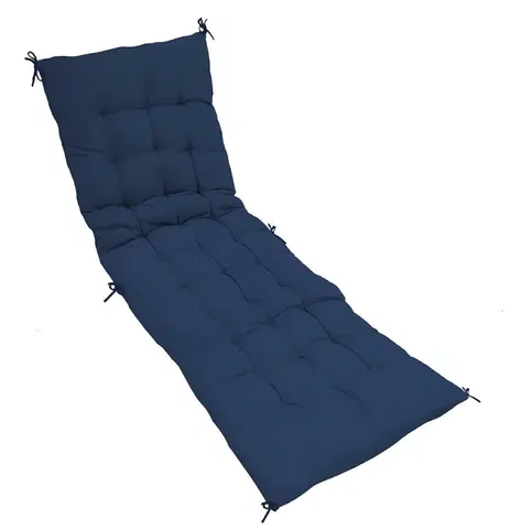 Sedáky na židle Kontrast Polštář na lehátko Igel 160 x 52 cm tmavě modrý
