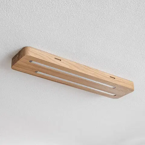 Stropní svítidla Spot-Light Neele - LED stropní svítidlo s dubovým dřevem