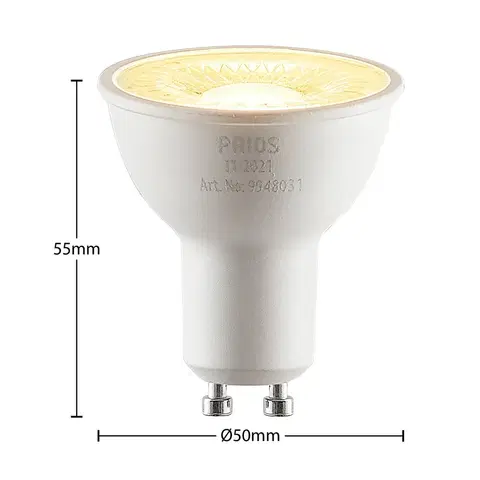 LED žárovky PRIOS LED reflektor GU10 5W 2 700K 60°