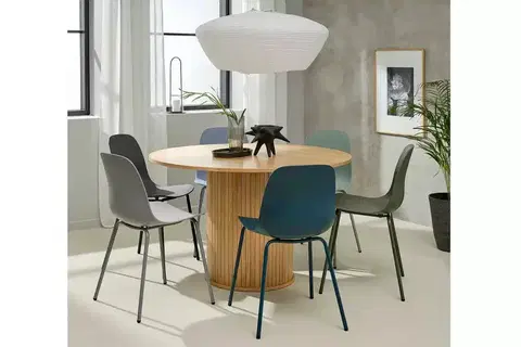 Jídelní stoly Furniria Designový jídelní stůl Vasiliy 120 cm přírodní dub