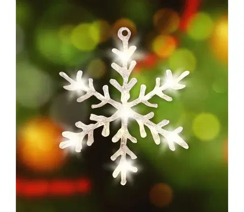 Vánoční dekorace  LED Vánoční dekorace do okna 16xLED/3xAA teplá bílá 