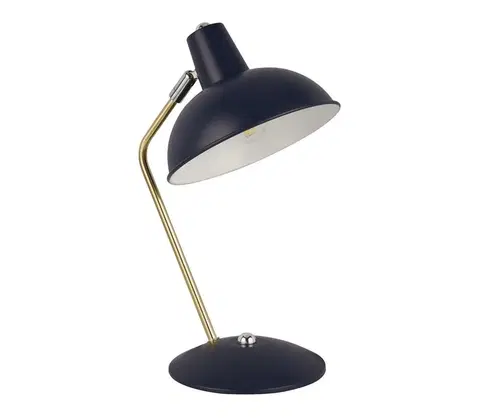 Lampy Searchlight Searchlight EU60985NV - Stolní lampa ABERDEEN 1xE14/7W/230V modrá 