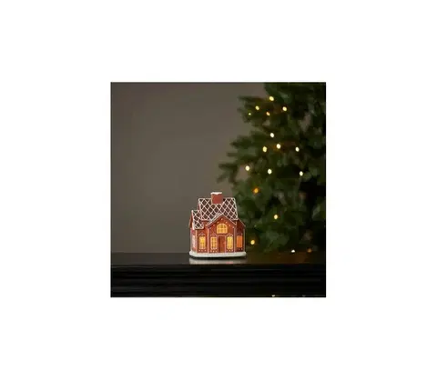 Vánoční dekorace Eglo Eglo 411476 - LED Vánoční dekorace GINGERVILLE 2xLED/0,06W/3xAAA 