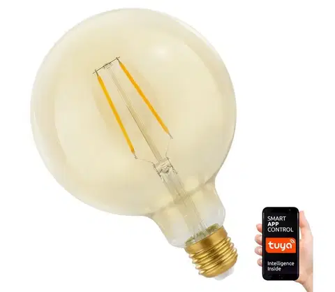 LED osvětlení  LED Stmívatelná žárovka E27/5,5W/230V 1700-2700K Wi-Fi Tuya 