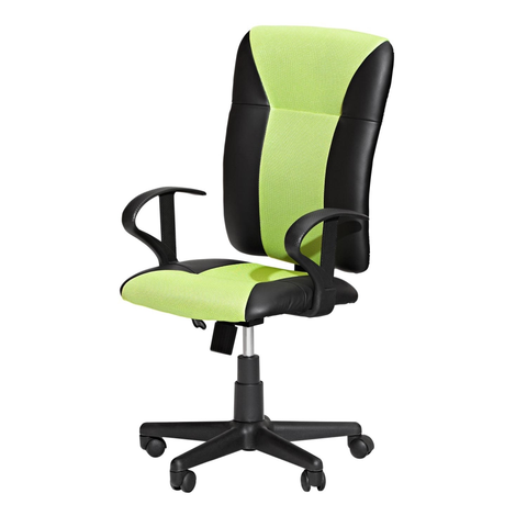 Kancelářské židle Kancelářské křeslo MANICA, černá/zelená