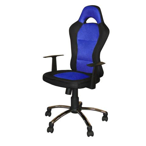 Kancelářské židle Kancelářské křeslo CYRIL, černá/modrá
