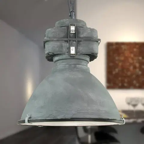 Závěsná světla Brilliant Anouk - závěs. lampa vintage skleněný difuzor L06