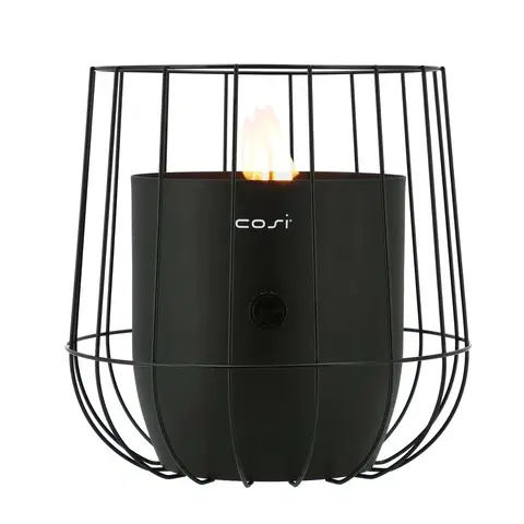 Zahradní lampy Plynová lucerna Cosiscoop Basket - černá COSI