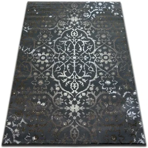 Koberce a koberečky Dywany Lusczow Kusový koberec VOGUE 584 tmavošedý, velikost 133x190