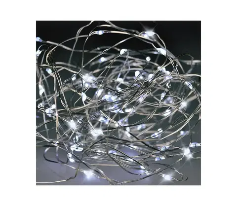 Vánoční dekorace Brilagi Brilagi - LED Vánoční řetěz 100xLED 10m studená bílá 