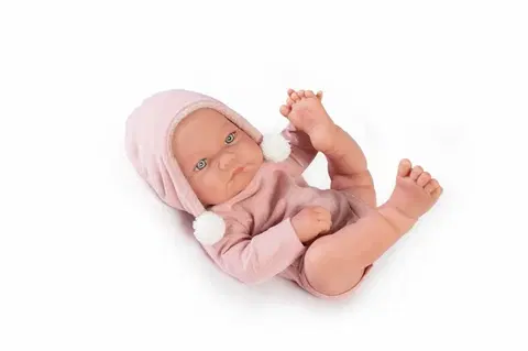 Hračky panenky ANTONIO JUAN - 50279 NICA -realistická panenka miminko s celovinylovým tělem - 42 cm