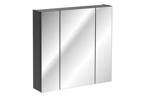 Koupelnový nábytek Comad Koupelnová skříňka se zrcadlem Monako 841 2D šedá
