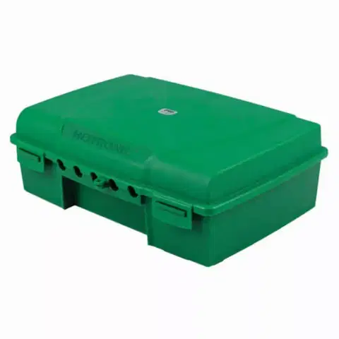 Venkovní příslušenství HEITRONIC bezpečnostní rozbočovač BOX MAXIMUS zelený IP55 21046