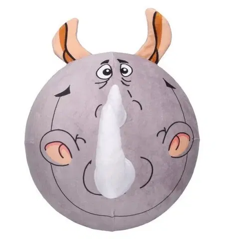 Hračky WIKY - Plyšový nafukovací míč Nosorožec 30cm