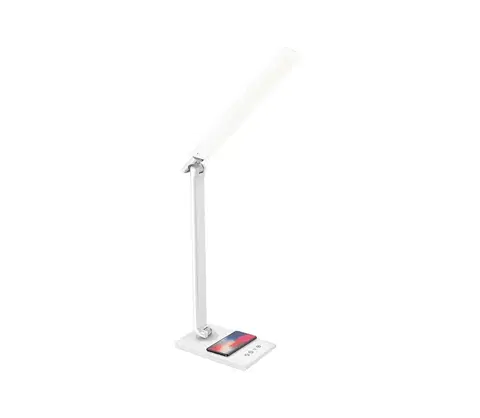 Lampy  LED Stmívatelná dotyková lampa s bezdrátovým nabíjením MEGGIE LED/8W/230V + USB 