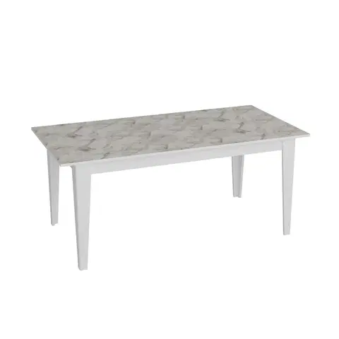 Jídelní stoly Kalune Design Jídelní stůl POLKA 180 cm bílý