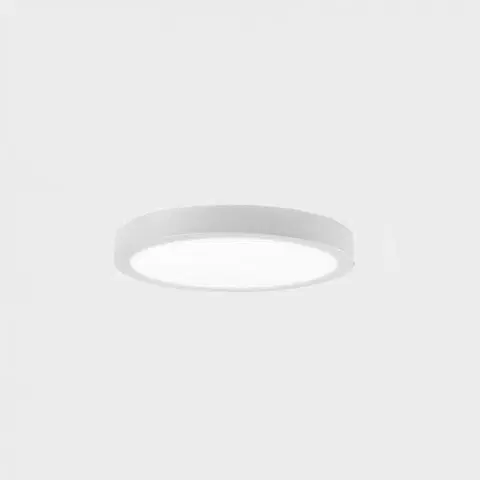 Klasická stropní svítidla KOHL LIGHTING KOHL-Lighting DISC SLIM stropní svítidlo bílá 12 W 3000K PUSH